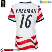 Ženske Nogometnih dresov Združene države Alex Freeman #16 Domači SP 2026 Kratki rokavi